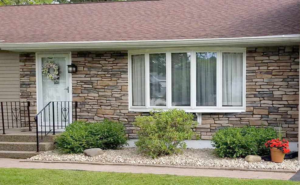 Amsterdam NY Stone Siding - After