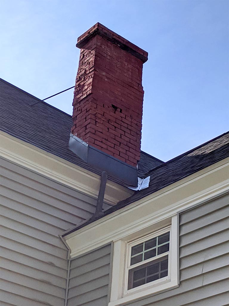 Fort Plain NY Brick Chimney Rebuild - Before